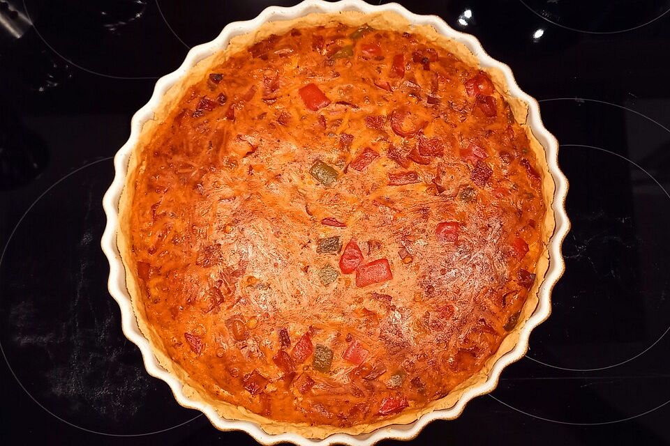 Paprika-Ajvar-Quiche