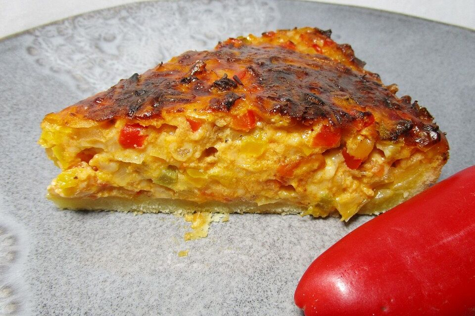 Paprika-Ajvar-Quiche