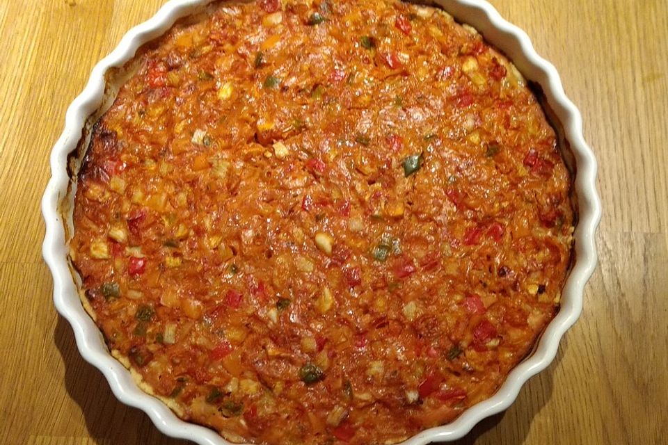 Paprika-Ajvar-Quiche