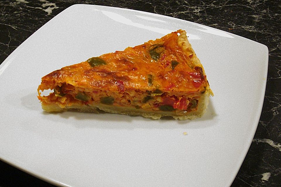 Paprika-Ajvar-Quiche