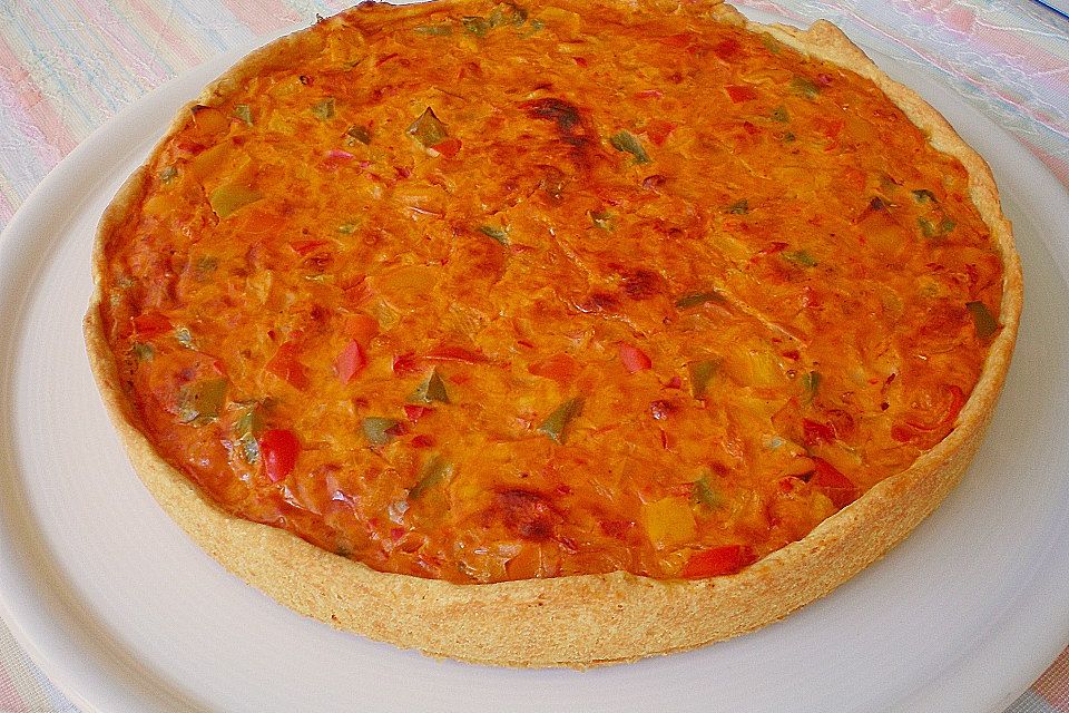 Paprika-Ajvar-Quiche