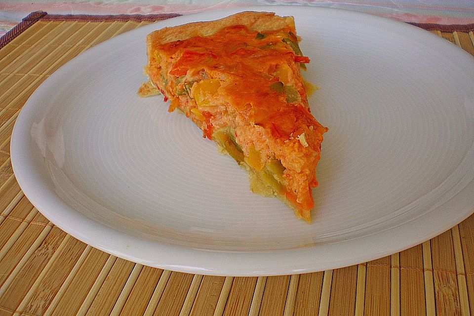 Paprika-Ajvar-Quiche