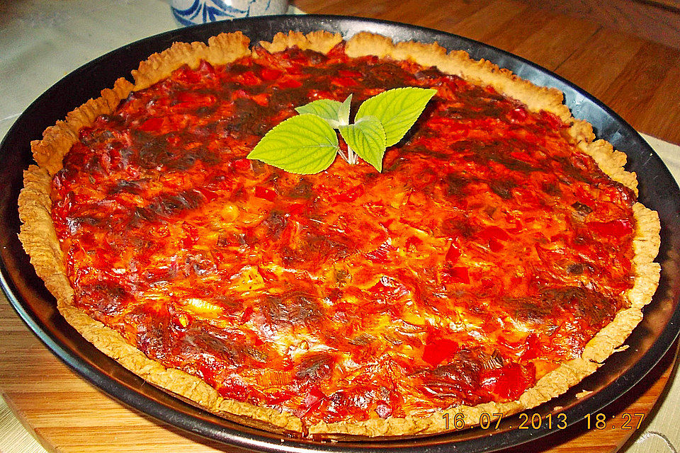 Paprika-Ajvar-Quiche