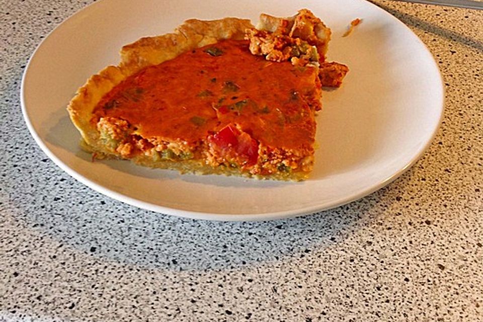 Paprika-Ajvar-Quiche