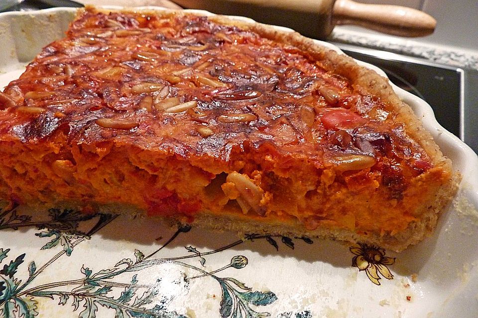 Paprika-Ajvar-Quiche