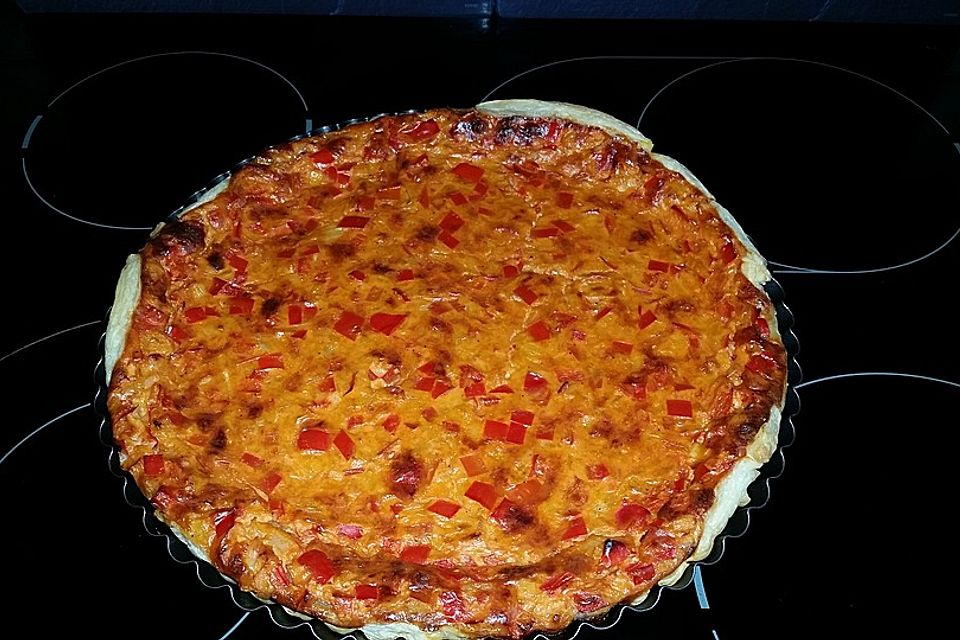 Paprika-Ajvar-Quiche