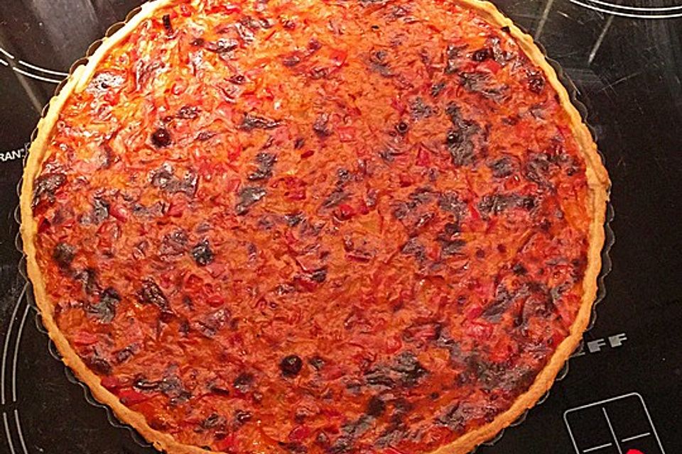 Paprika-Ajvar-Quiche