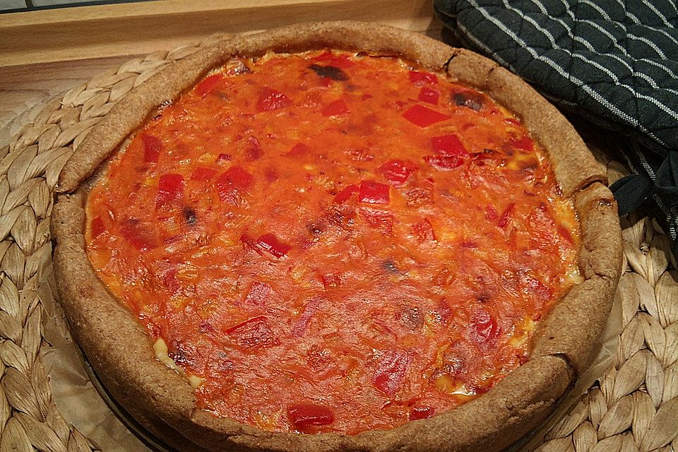 Paprika-Ajvar-Quiche