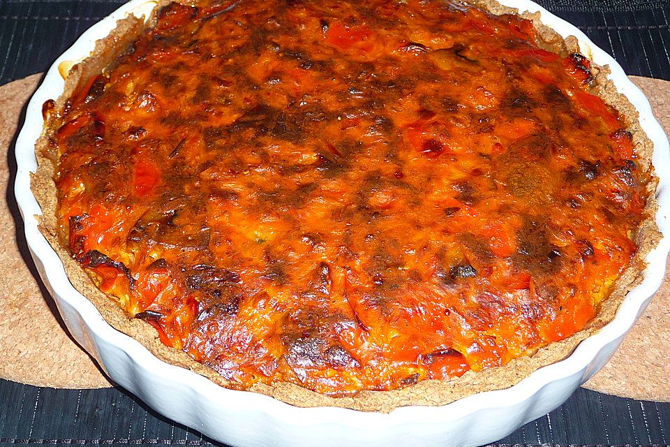 Paprika-Ajvar-Quiche