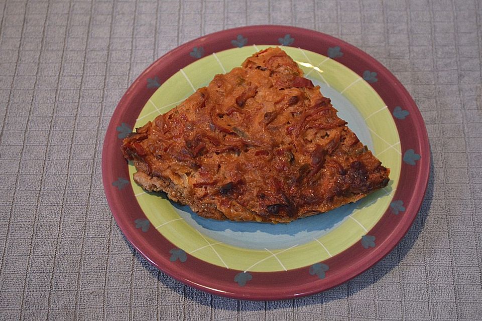 Paprika-Ajvar-Quiche