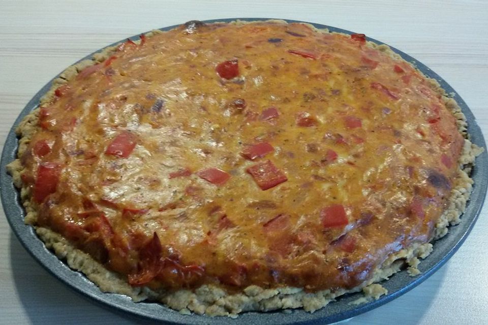 Paprika-Ajvar-Quiche