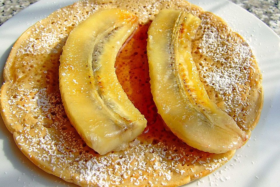 Pancakes mit Bananen