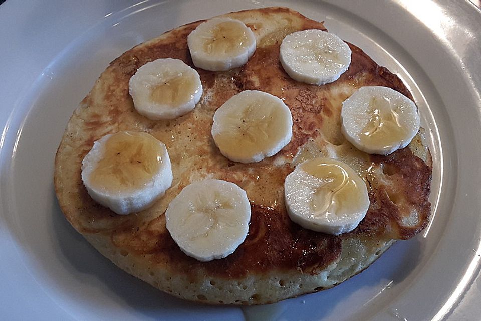 Pancakes mit Bananen