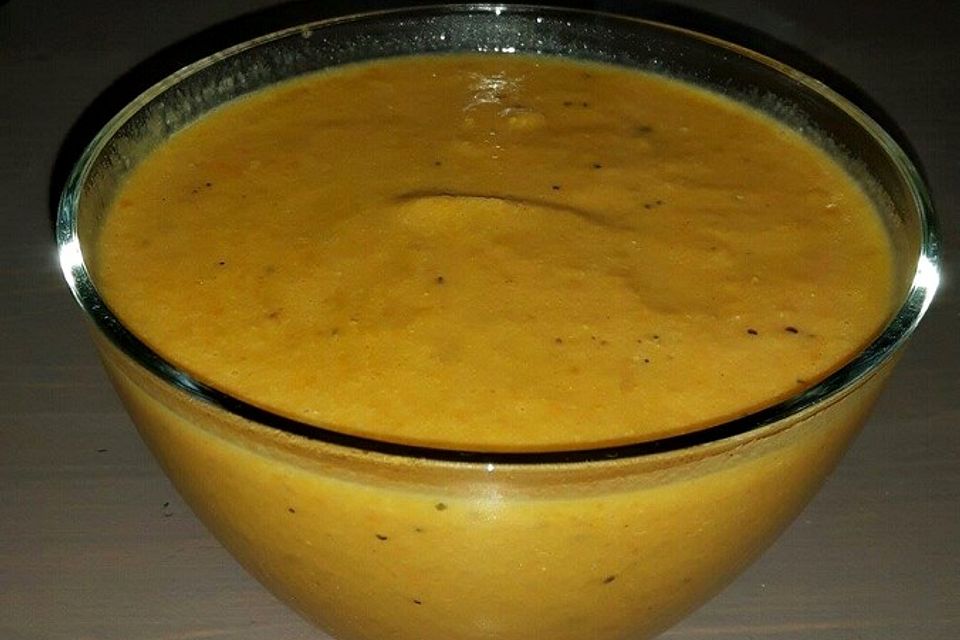 Möhren-Ingwer-Suppe