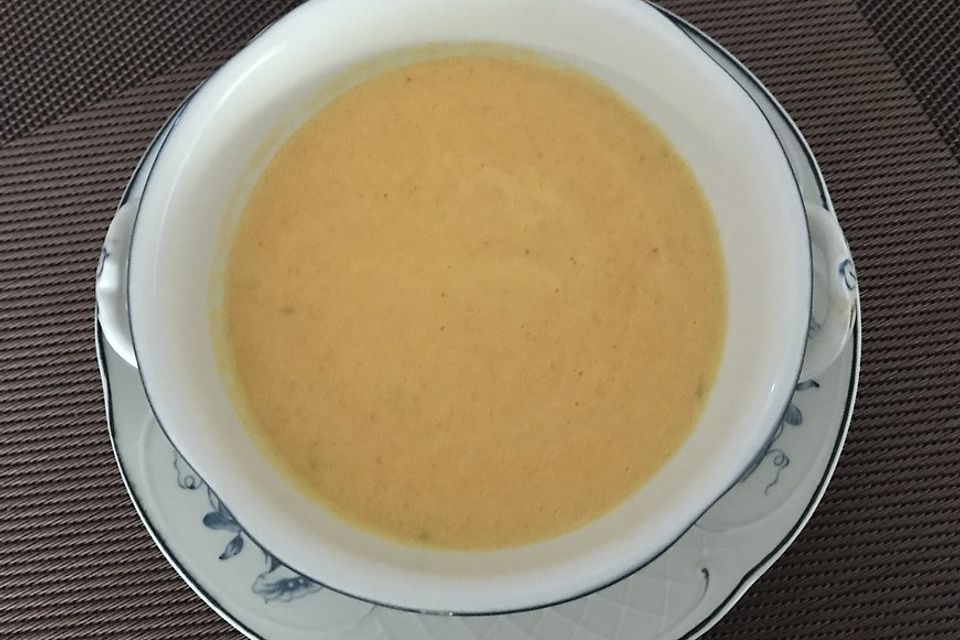 Möhren-Ingwer-Suppe