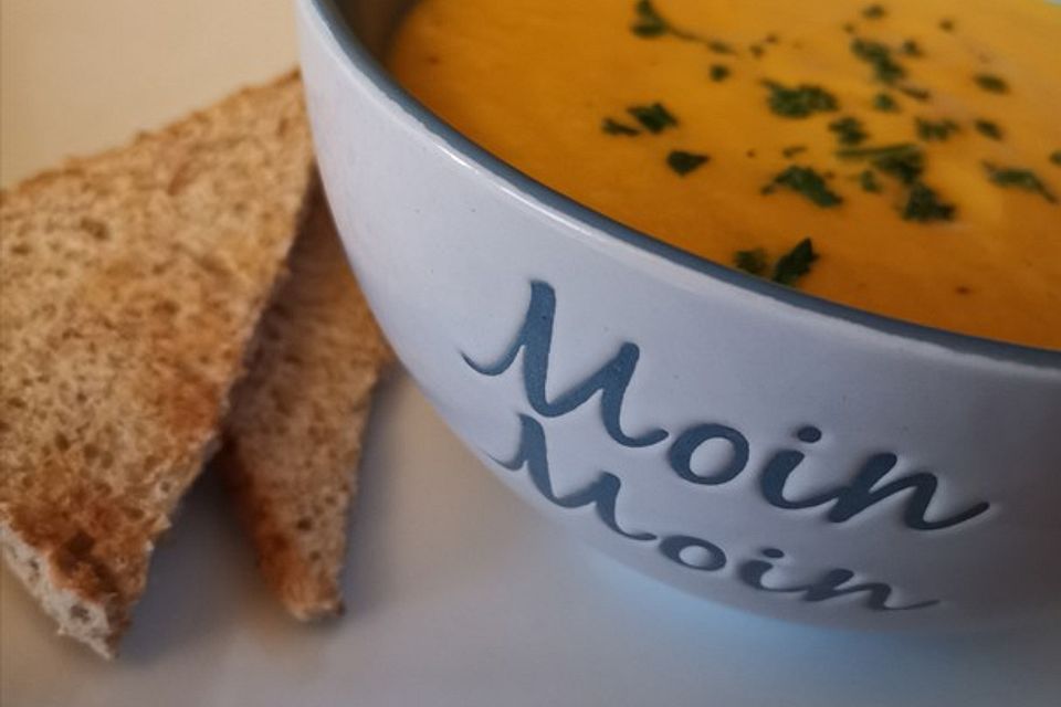 Möhren-Ingwer-Suppe