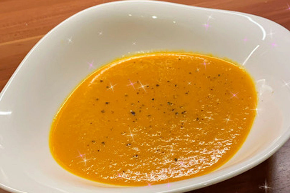 Möhren-Ingwer-Suppe