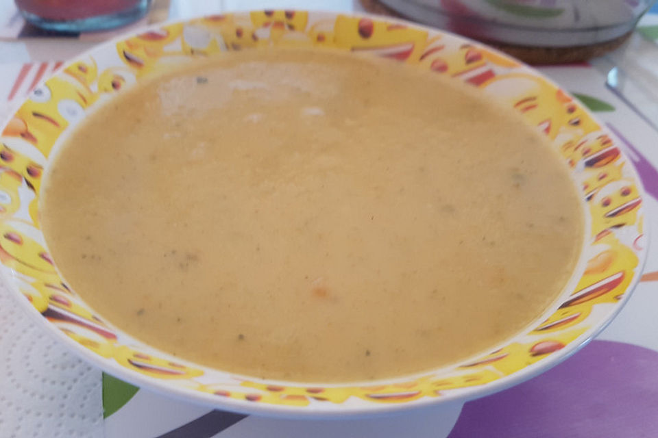 Möhren-Ingwer-Suppe