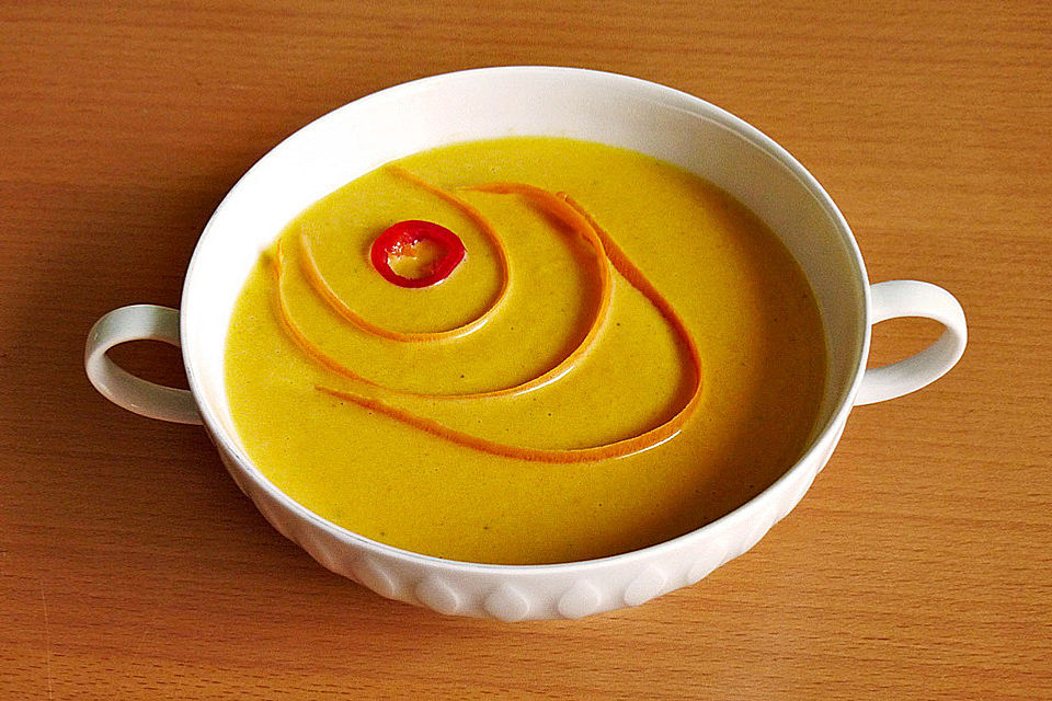 Möhren-Ingwer-Suppe