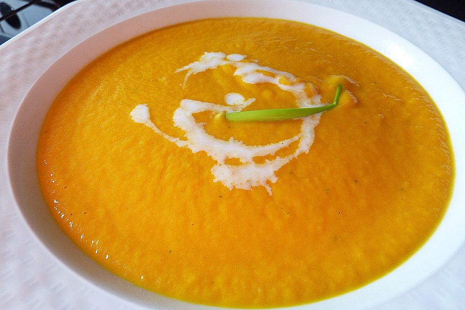 Möhren-Ingwer-Suppe