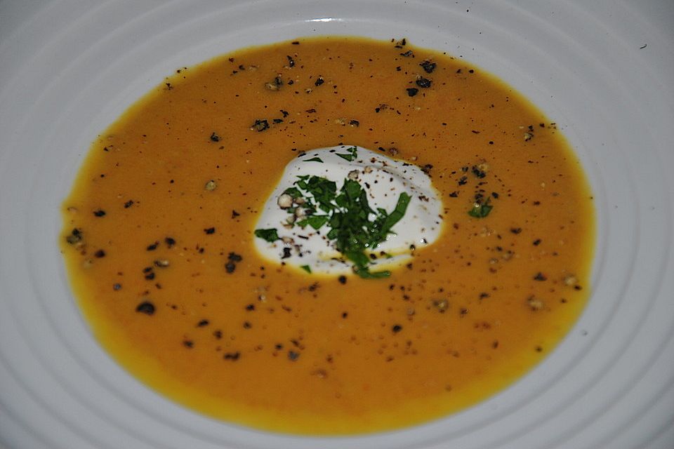 Möhren-Ingwer-Suppe