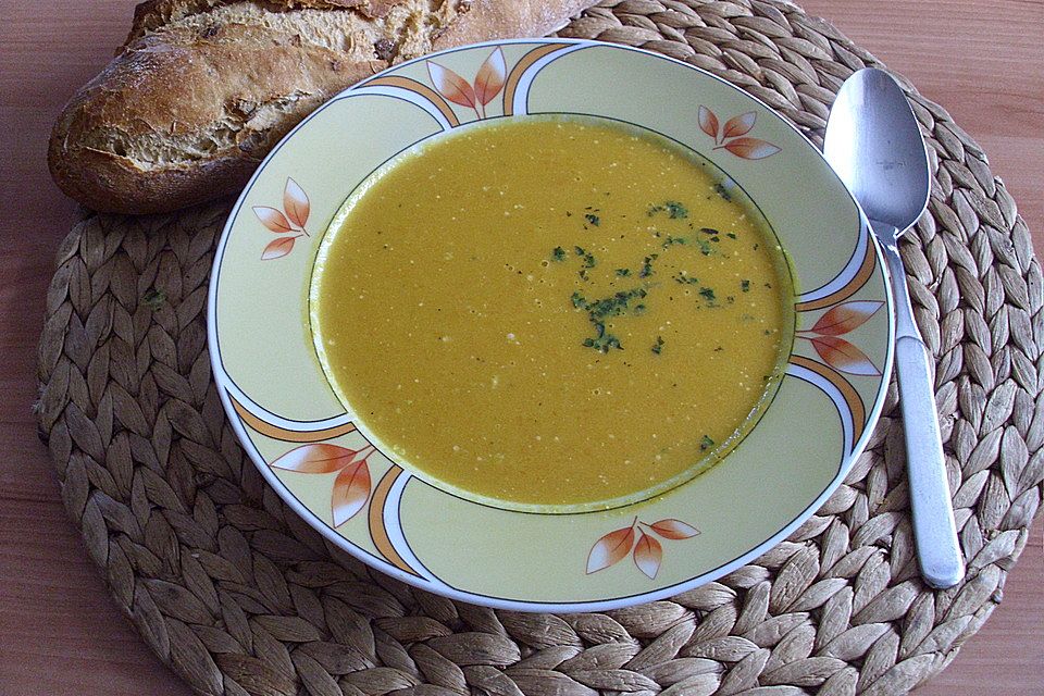 Möhren-Ingwer-Suppe