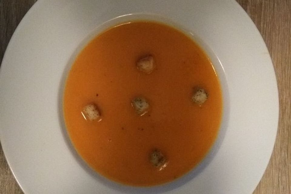 Möhren-Ingwer-Suppe