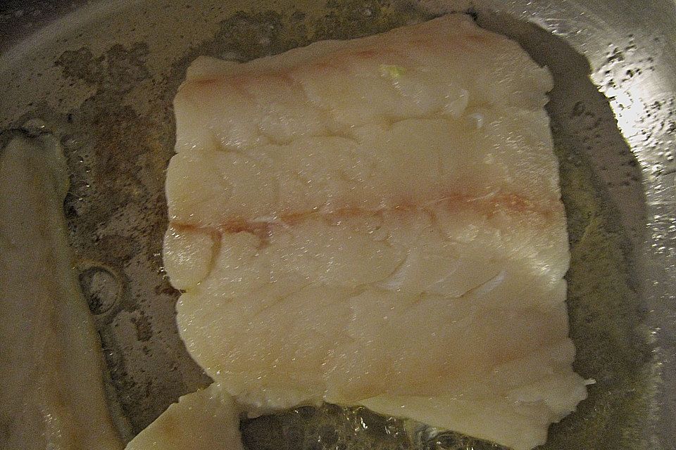 Skrei an Krabbensoße