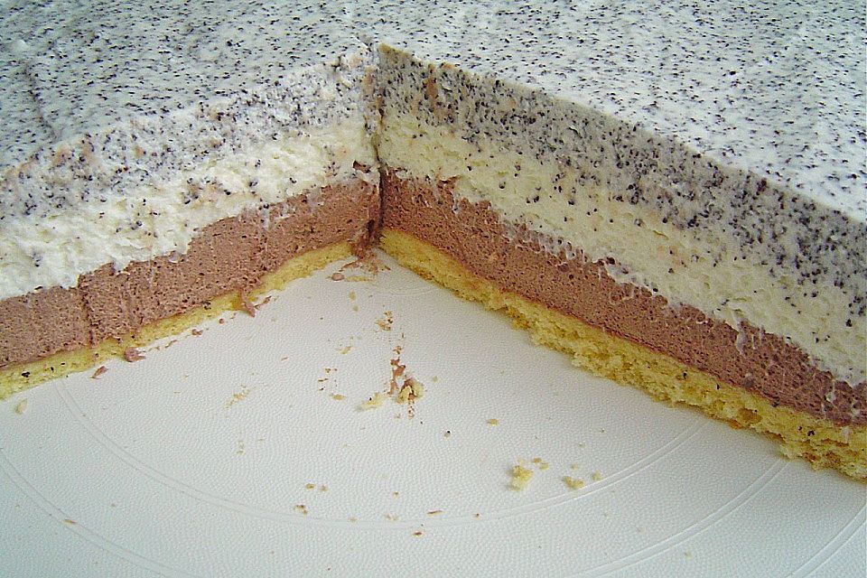 Brisanes bunte Käsesahne - Torte