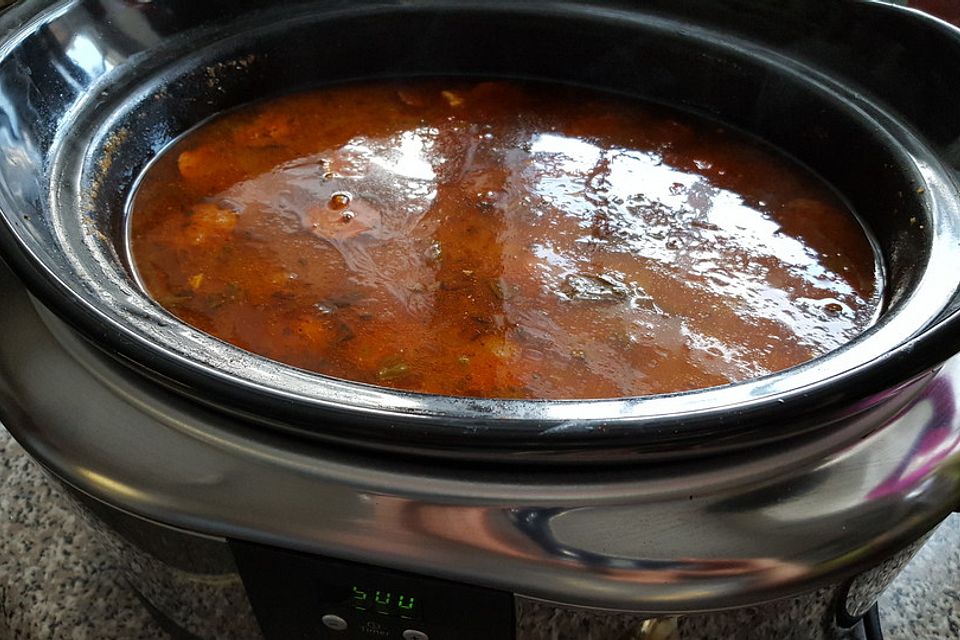 Gulaschsuppe im Crockpot