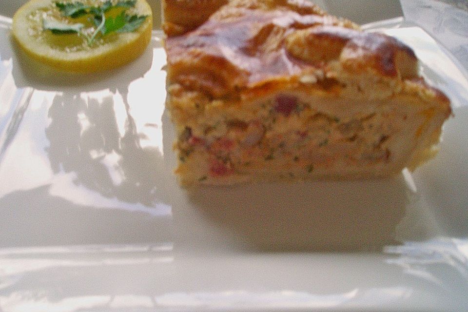 Delikate Krabbenpastete mit Käse