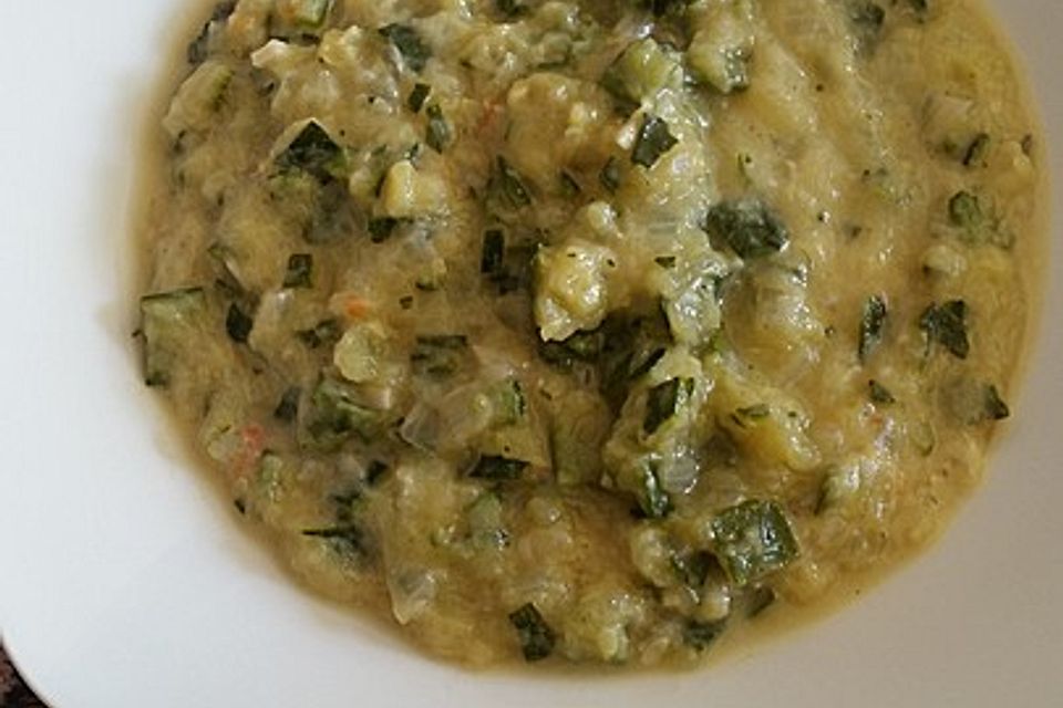 Zucchini - Cremesuppe