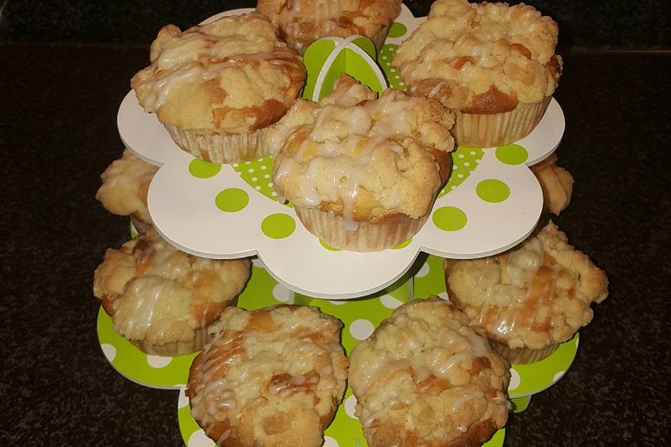 Leckere Apfel-Streusel-Muffins