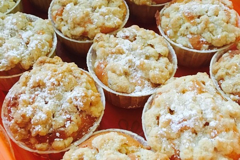 Leckere Apfel-Streusel-Muffins