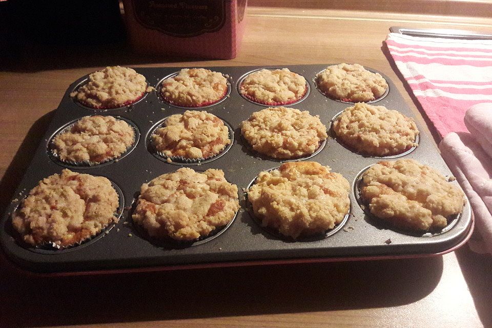 Leckere Apfel-Streusel-Muffins