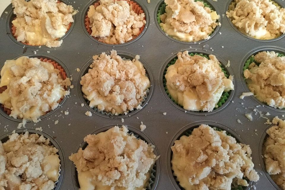 Leckere Apfel-Streusel-Muffins