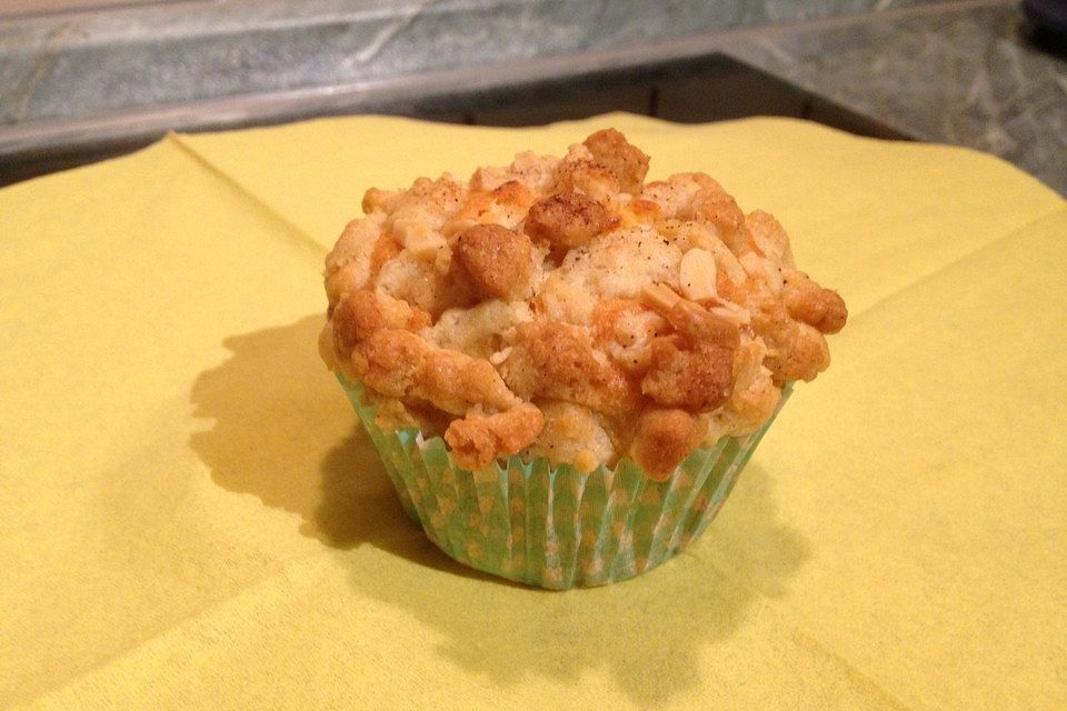 Leckere Apfel-Streusel-Muffins