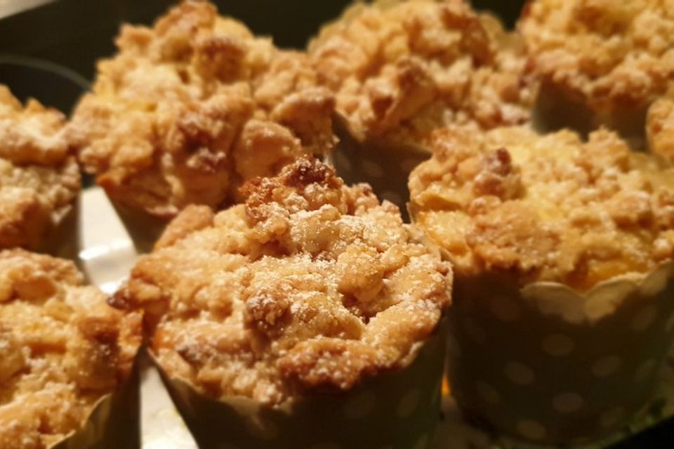 Leckere Apfel-Streusel-Muffins