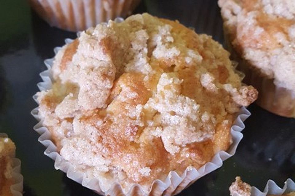 Leckere Apfel-Streusel-Muffins