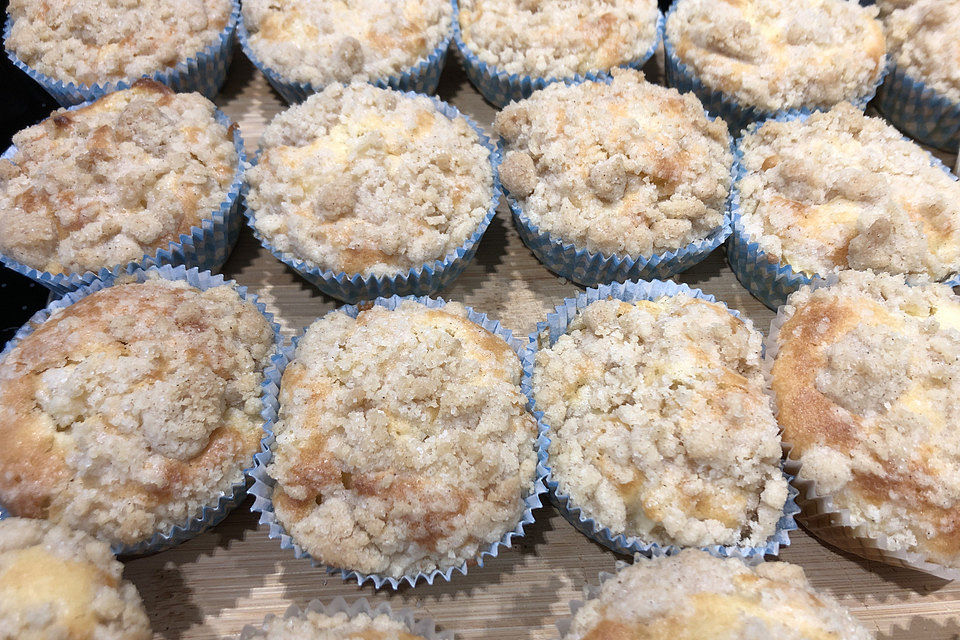 Leckere Apfel-Streusel-Muffins