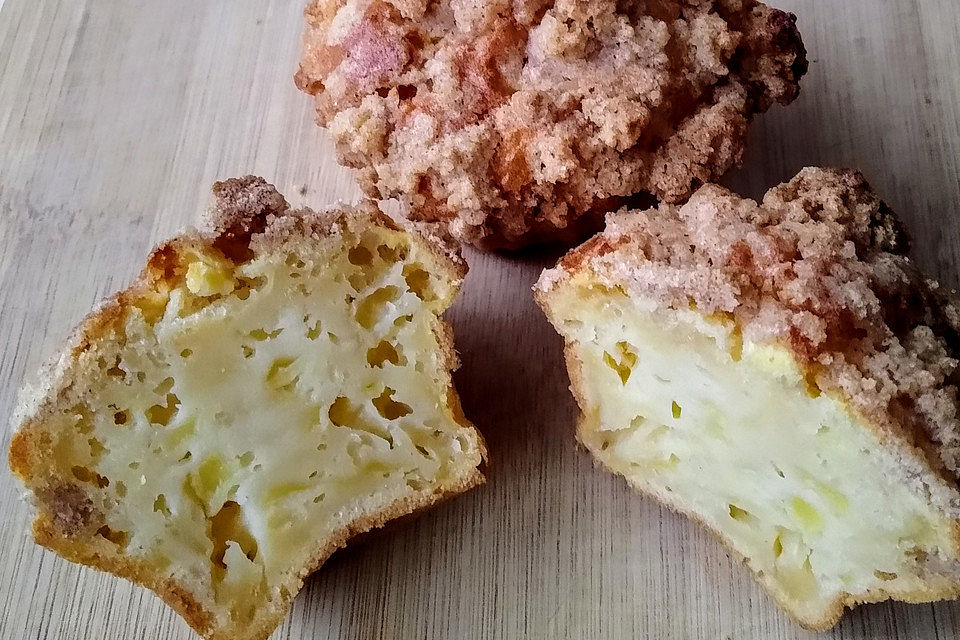 Leckere Apfel-Streusel-Muffins