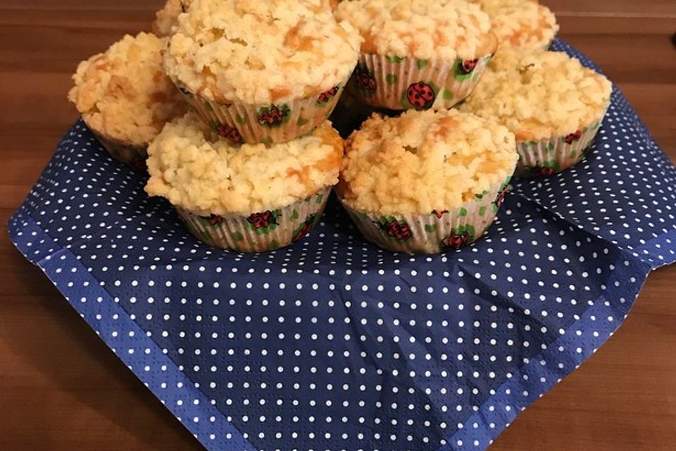 Leckere Apfel-Streusel-Muffins