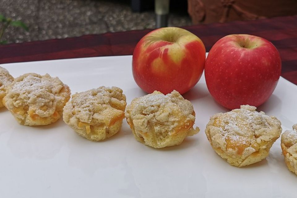 Leckere Apfel-Streusel-Muffins