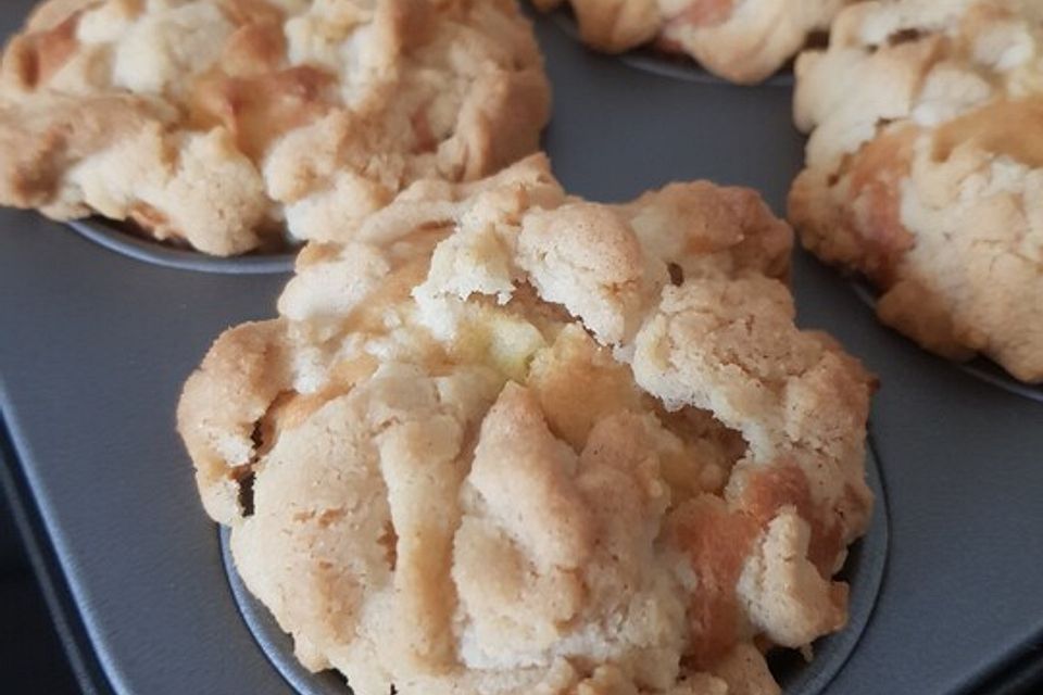 Leckere Apfel-Streusel-Muffins