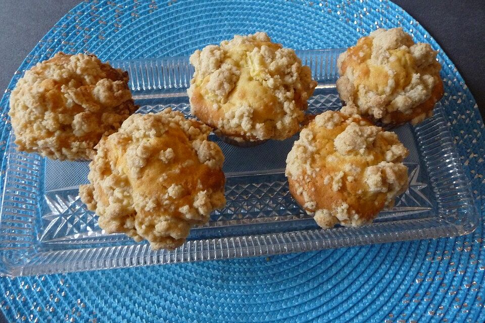 Leckere Apfel-Streusel-Muffins