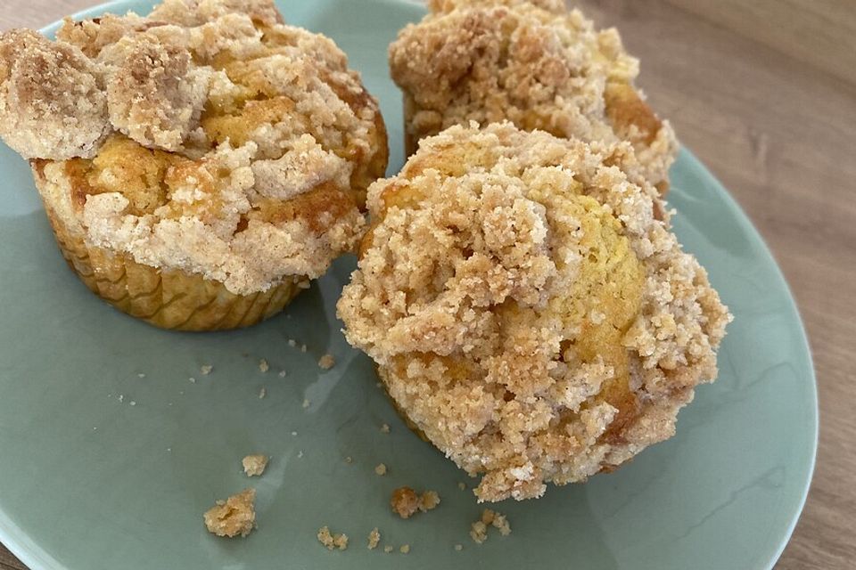 Leckere Apfel-Streusel-Muffins