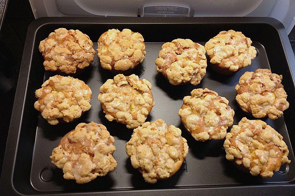 Leckere Apfel-Streusel-Muffins