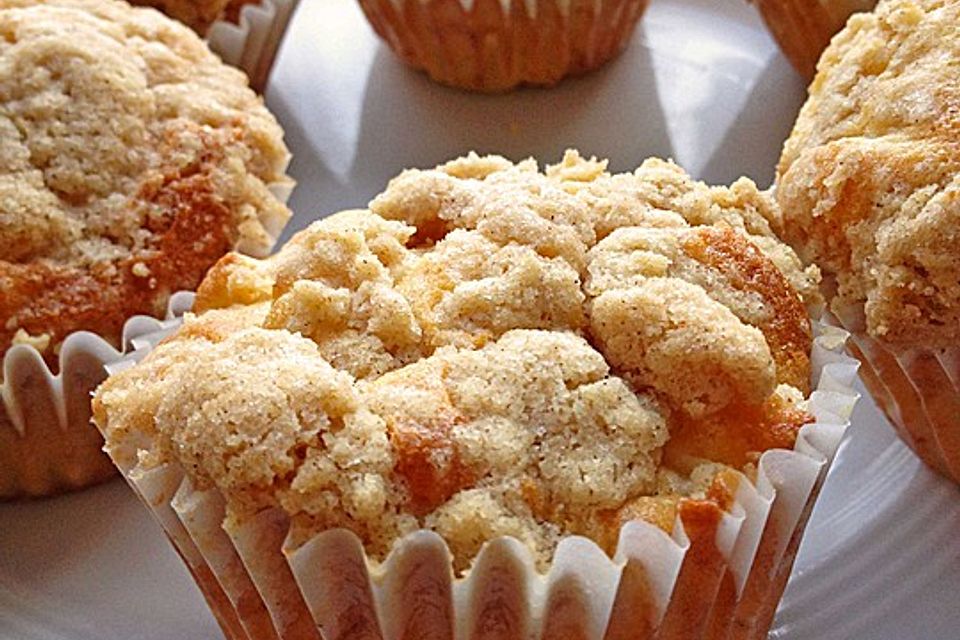 Leckere Apfel-Streusel-Muffins