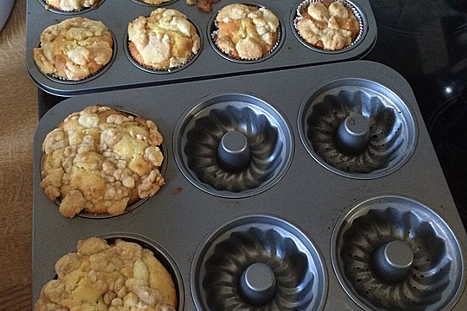 Leckere Apfel-Streusel-Muffins