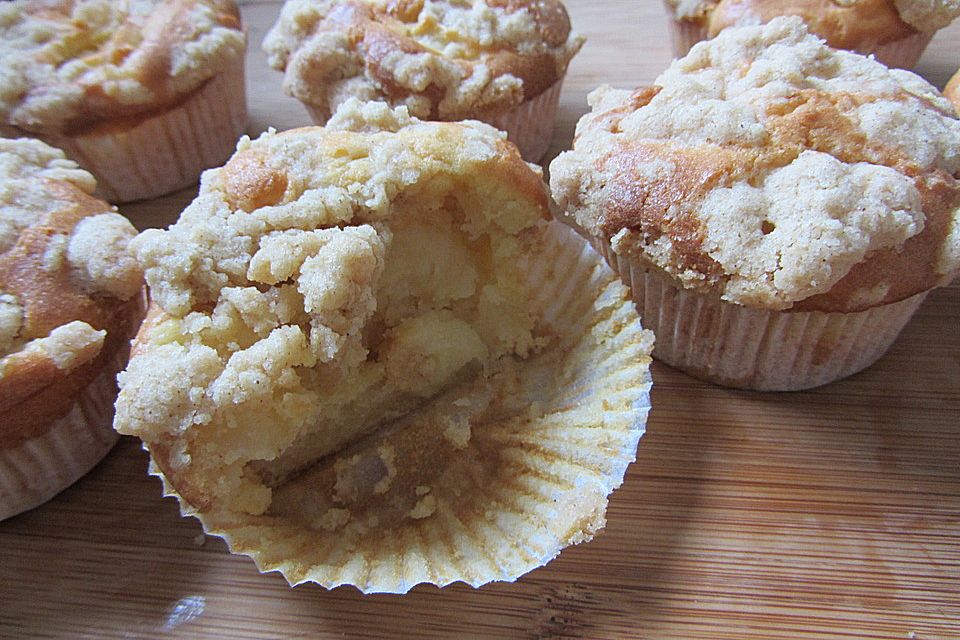 Leckere Apfel-Streusel-Muffins